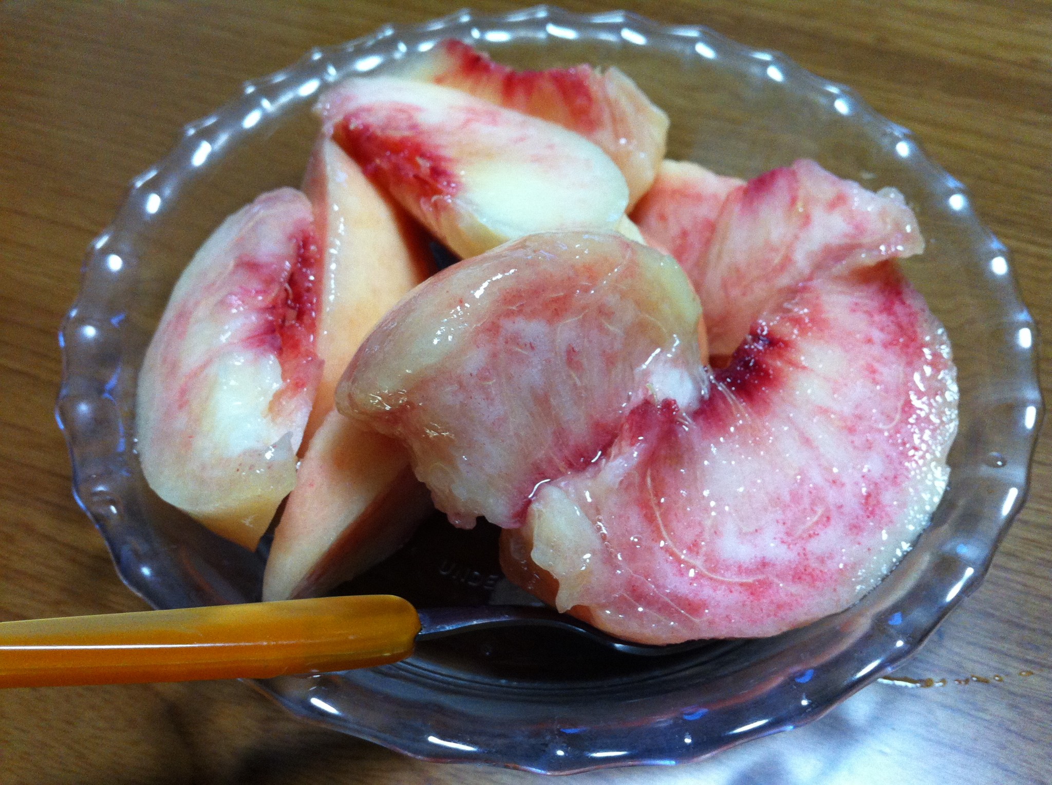 福島産の桃
