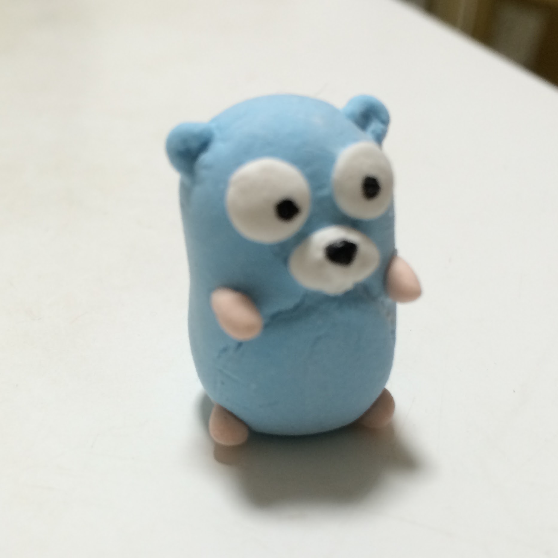 My wife made me the Go Gopher with cray as a Christmas gift. So cute!

妻がクリスマスプレゼントの1つに、粘土でゴーファー君を作ってくれた。可愛すぎる。
もっとも、僕も妻も #golang 使ってないのだけれど…… (^^